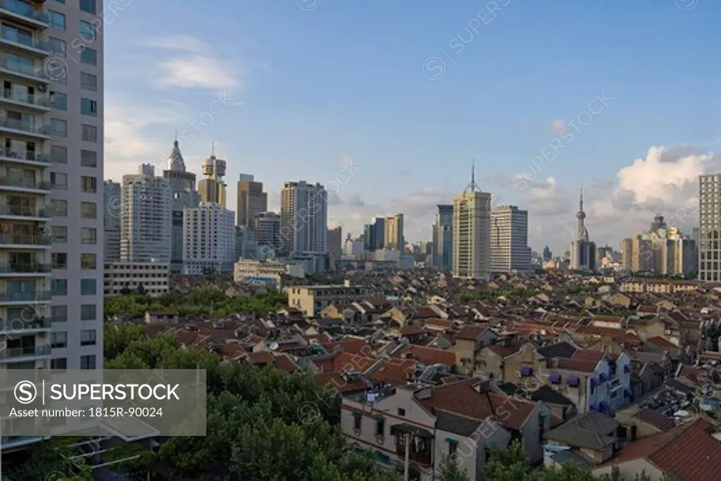 China, Shanghai, View of city
