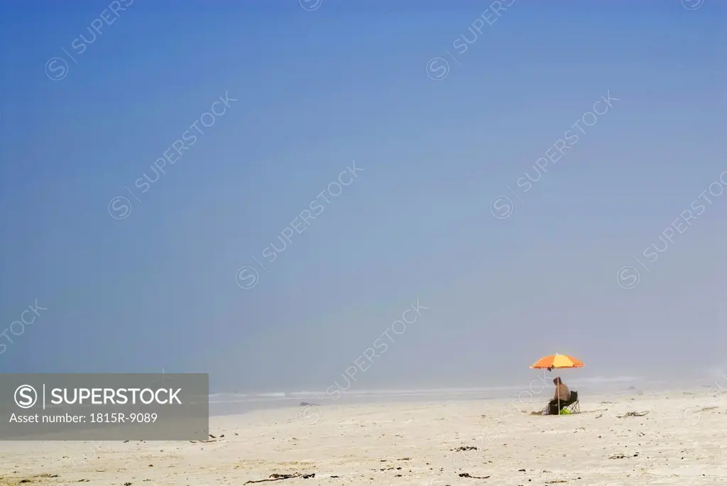 South Africa, Gansbaai, People on beach