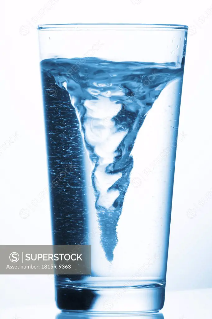 glass of water, swirl