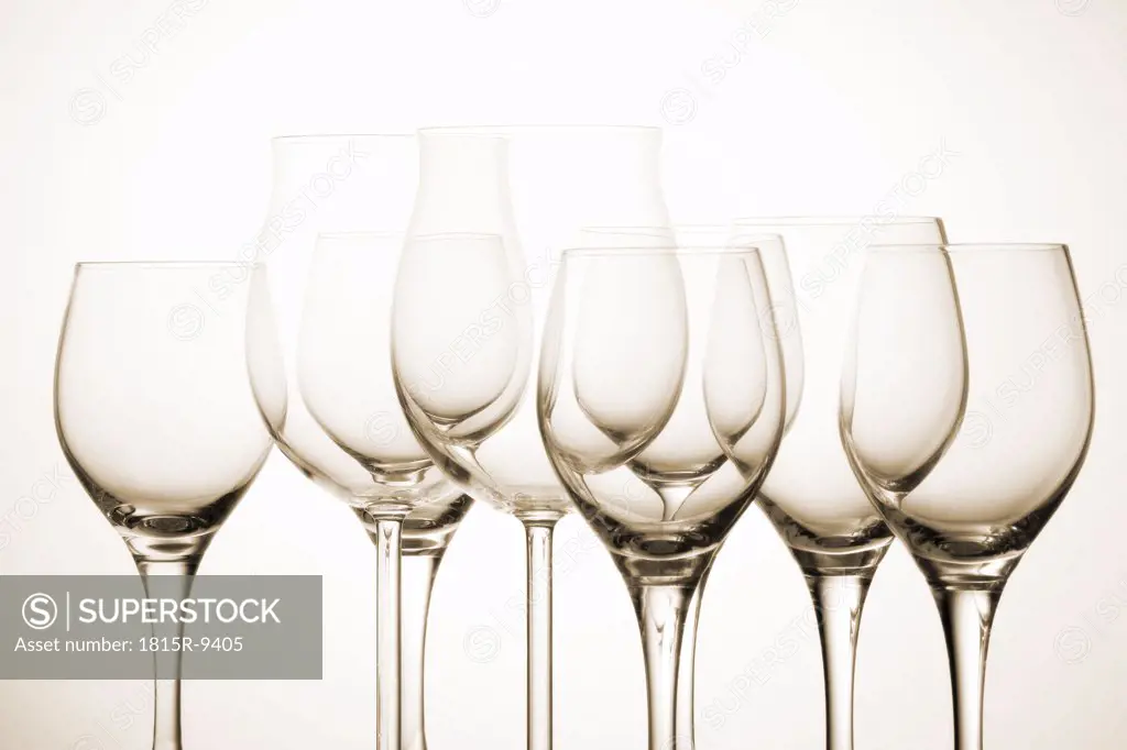 Wine glasses, close-up