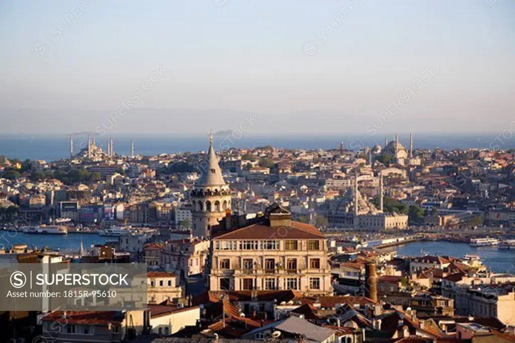 Turkey, Istanbul, View of cityscape