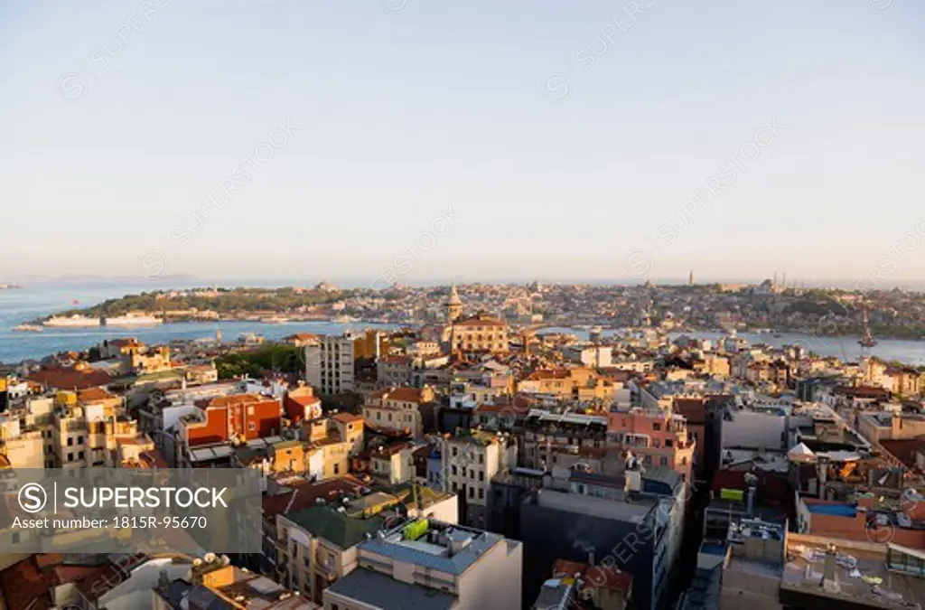 Turkey, Istanbul, View of cityscape