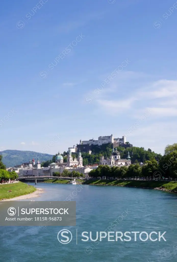 Austria, Salzburg, View of town