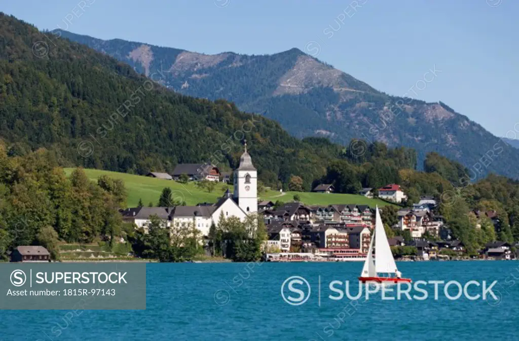 Austria, St. Wolfgang, View of town