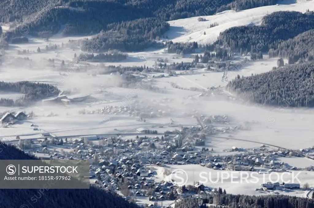 Austria, Styria, View of Bad Mitterndorf