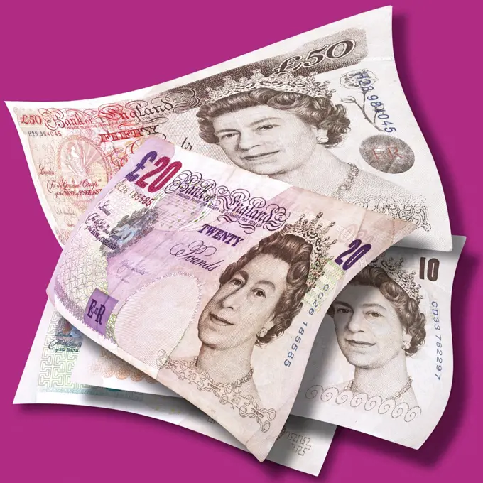 Englische Pfund / English pound note