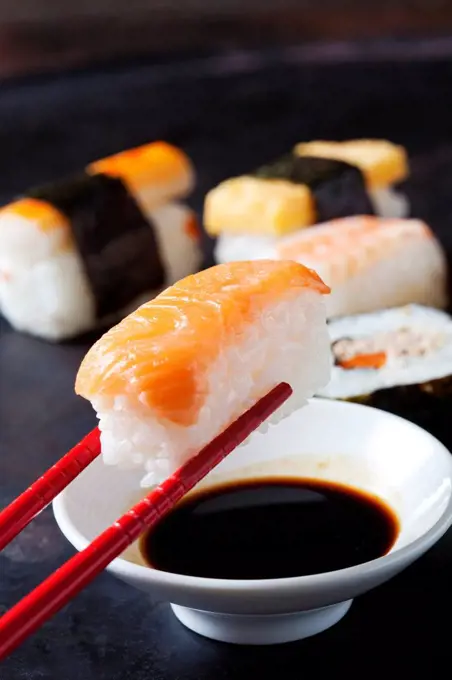 Sushi, close-up