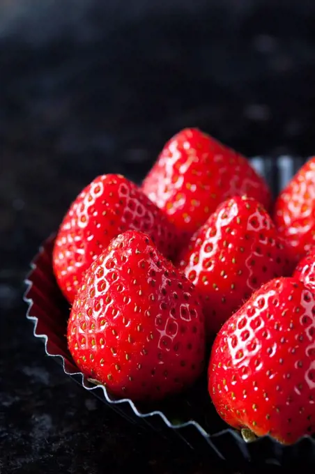 Strawberries, close-up