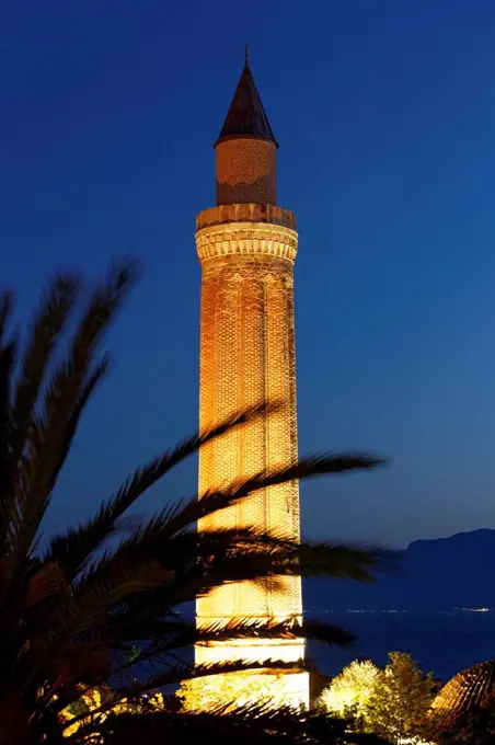 Turkey, Antalya, View of Yivili minarett