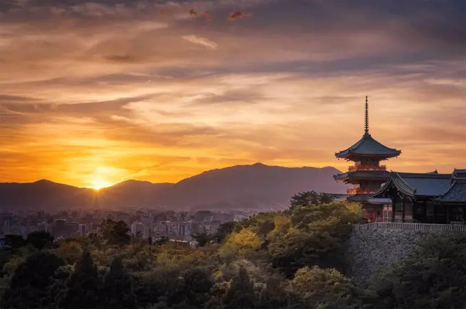 Japan, Kyoto, Kiyomizu-dera Temple