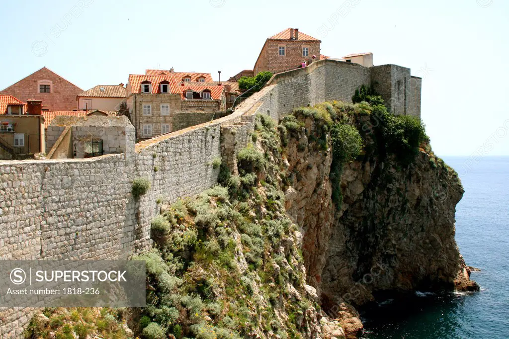 Buildings at the waterfront, Dubrovnik, Dalmatia, Croatia