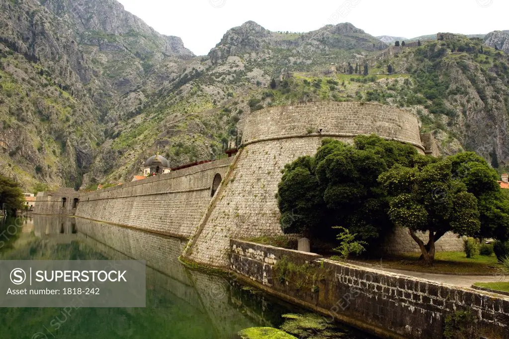 Fort at the lakeside, Kotor, Montenegro