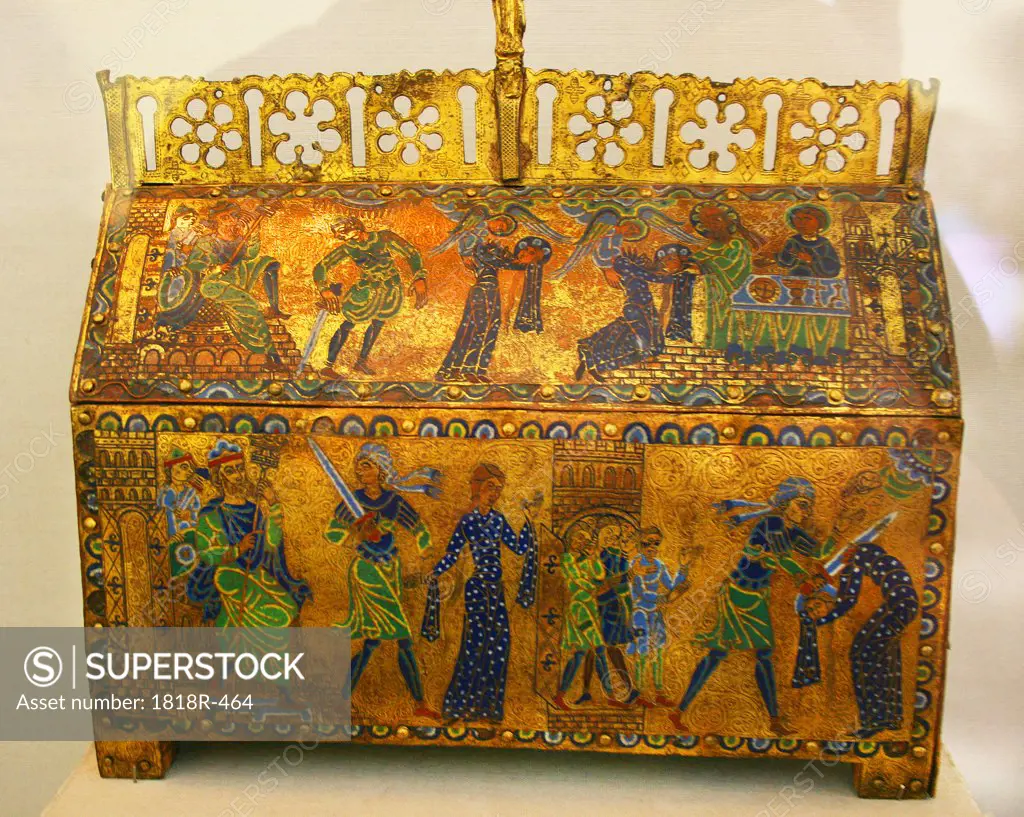 Russia, Moscow, Tretyakov Gallery, Medieval reliquary