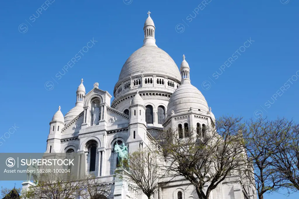 Basilique du Sacre Coeur, Montmartre, 18th Arrondissement, Paris, France. 04/29/2013