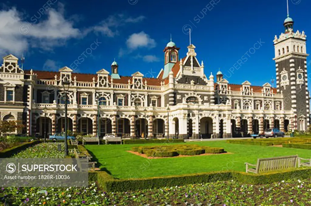 Railway Station, Dunedin, Otago, South Island, New Zealand   