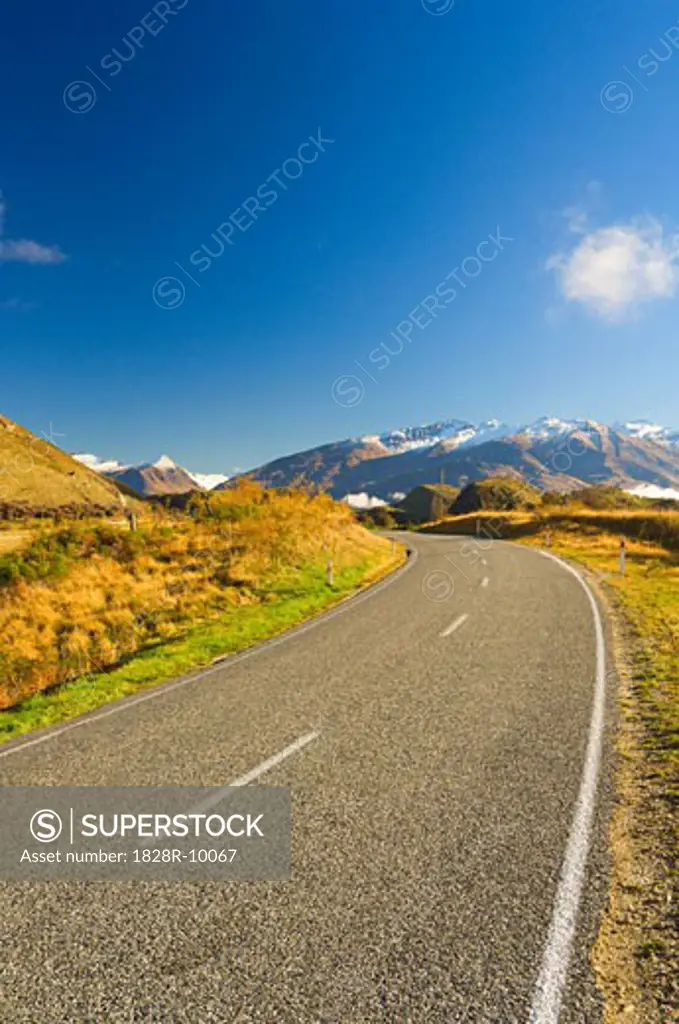 Mountain Road, Wanaka, Otago, South Island, New Zealand   
