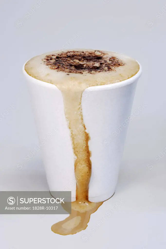 Cappuccino in Styrofoam Cup   