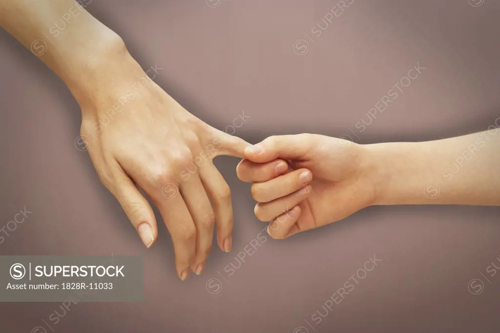 Hands Touching Fingertips   