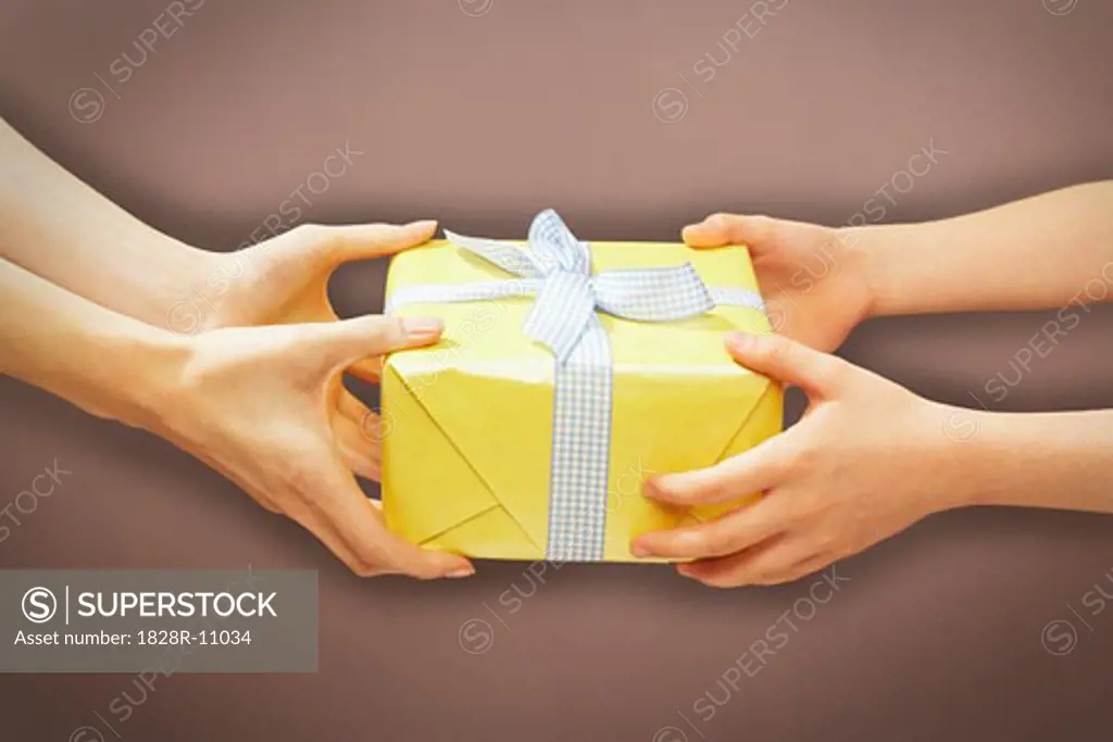 Hands Holding Gift   