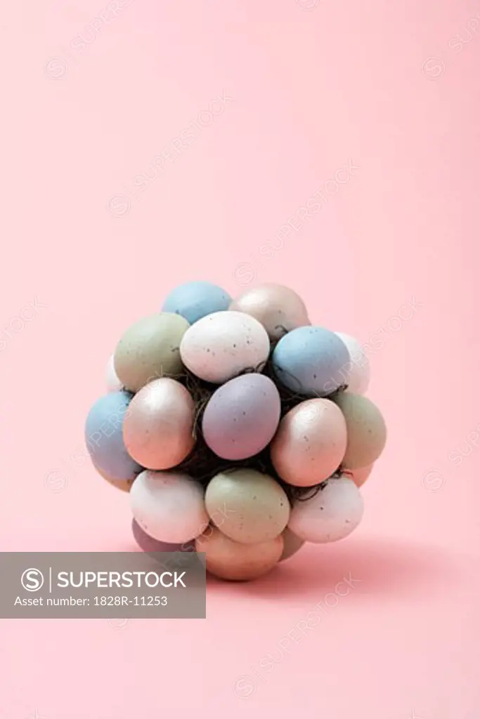 Coloured Egg Cluster   