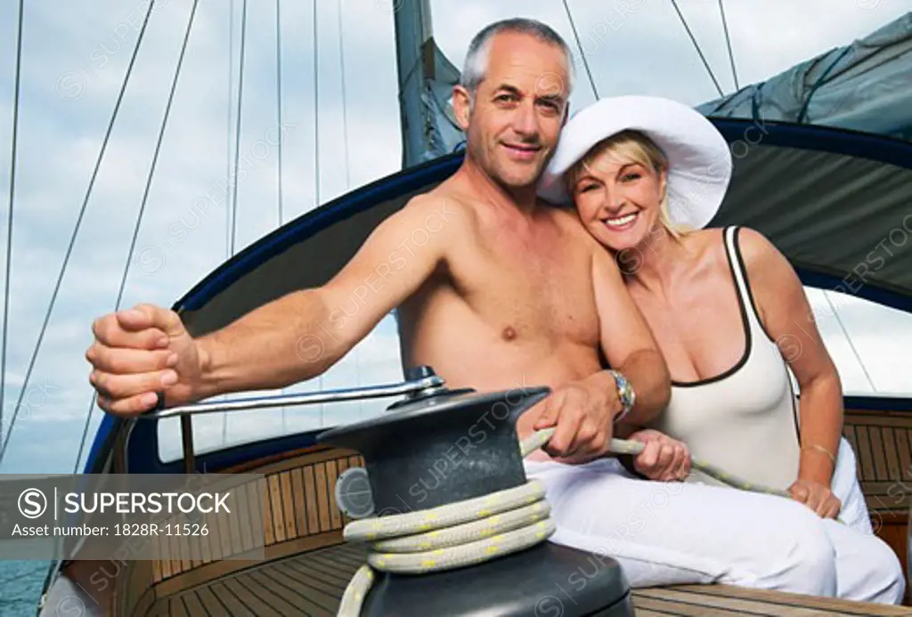 Couple on Yacht   