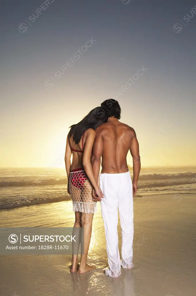 Portrait of Couple at Beach   