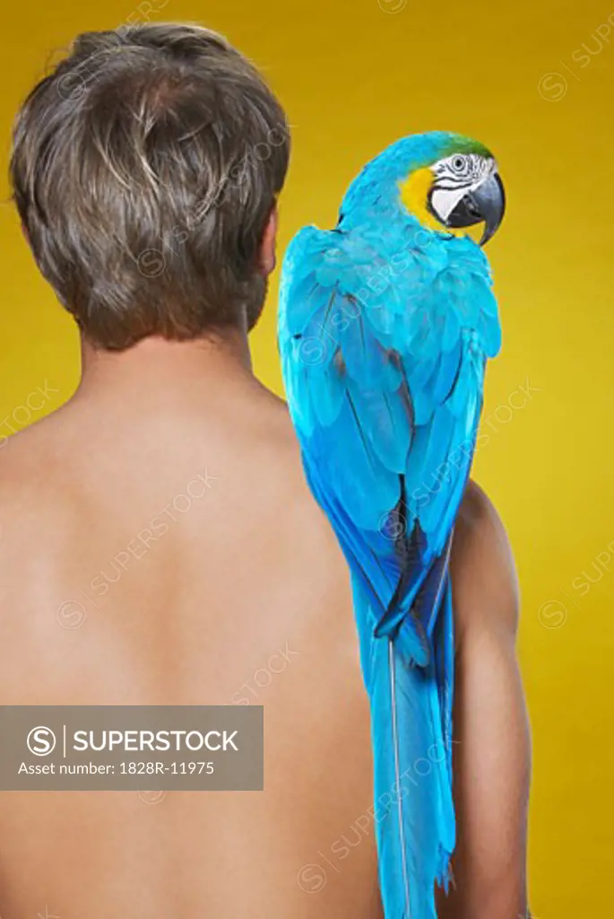 Man with Parrot   