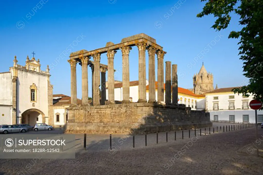 Temple of Diana, Evora, Portugal   
