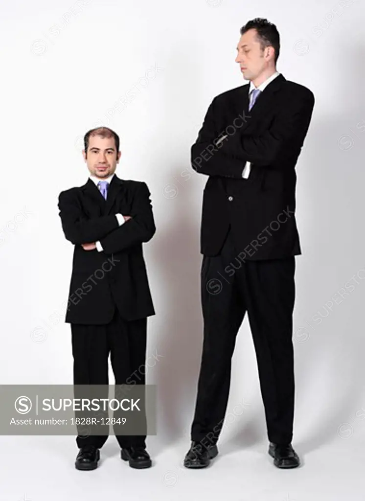 Short and Tall Businessmen   
