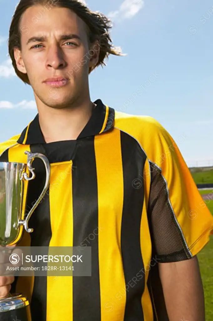 Portrait of Soccer Champion   