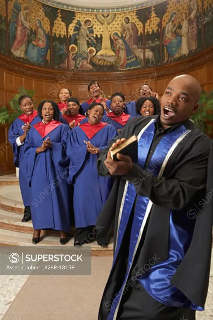 Gospel Choir and Minister   