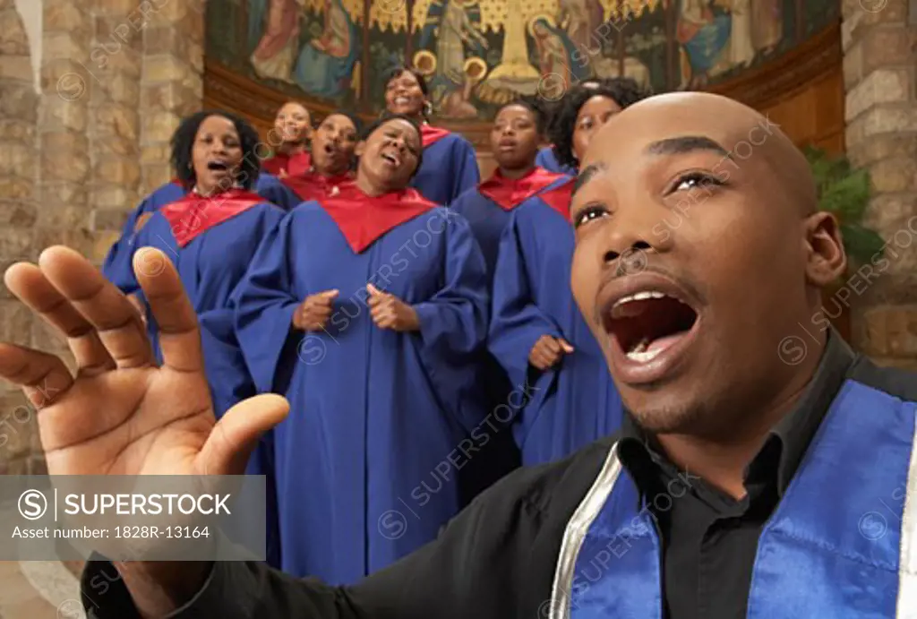 Gospel Choir and Minister   