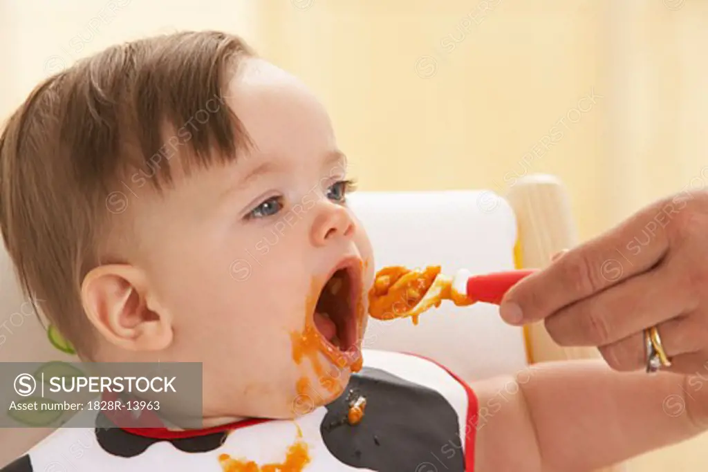 Baby being Fed   