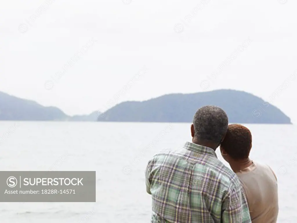 Couple Looking over Water   