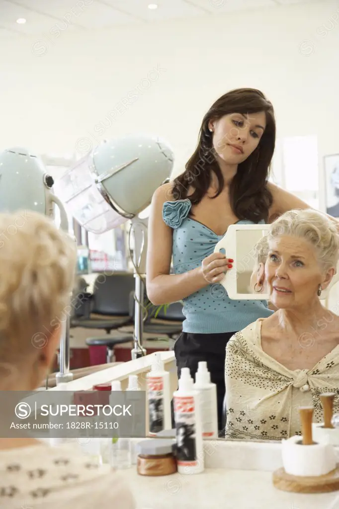 Women at Hair Salon   