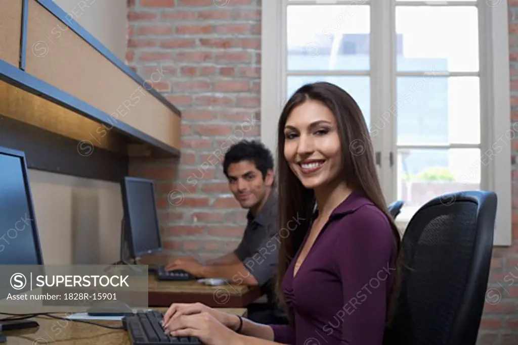 Portrait of Business People in Office   
