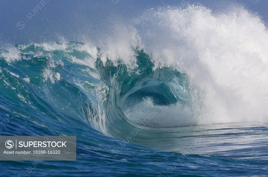 Wave, North Shore, Oahu, Hawaii, USA   