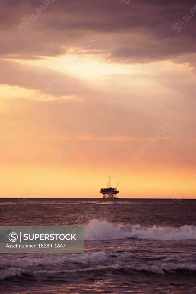 Oil Drilling Platform   