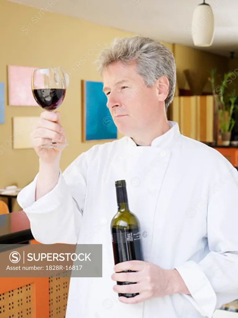 Portrait of Chef in Restaurant   