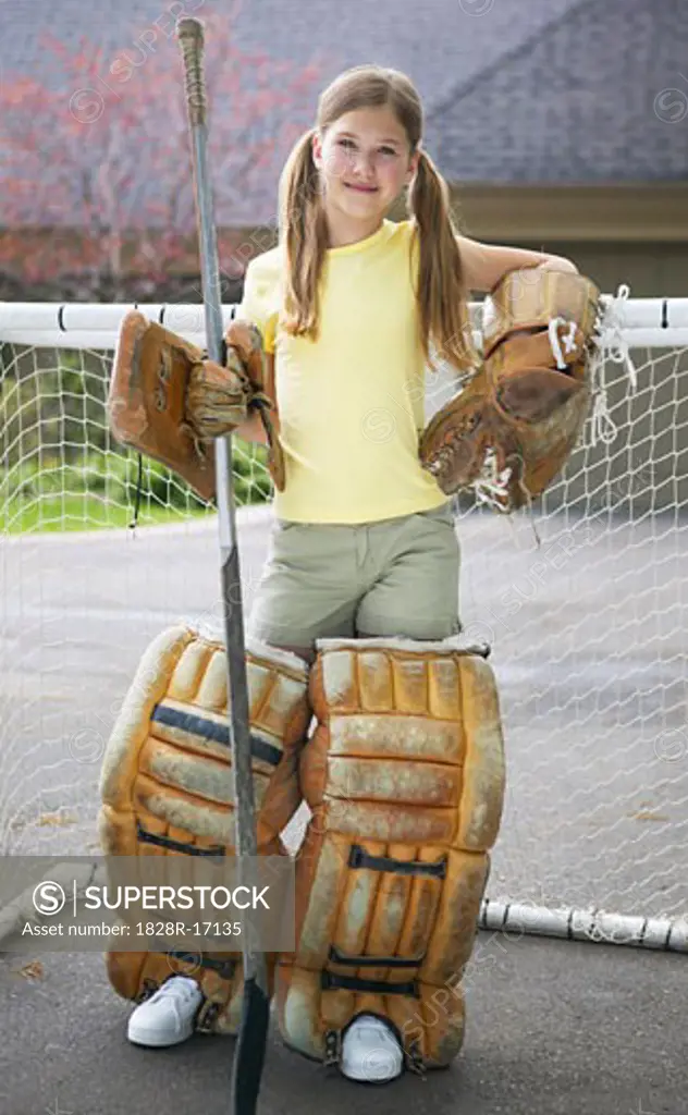 Portrait of Girl as Goalie   
