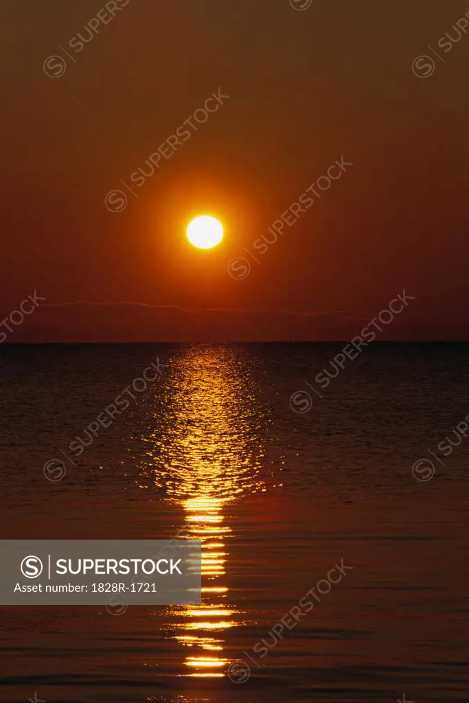 Sun over Lake Ontario Ontario, Canada   