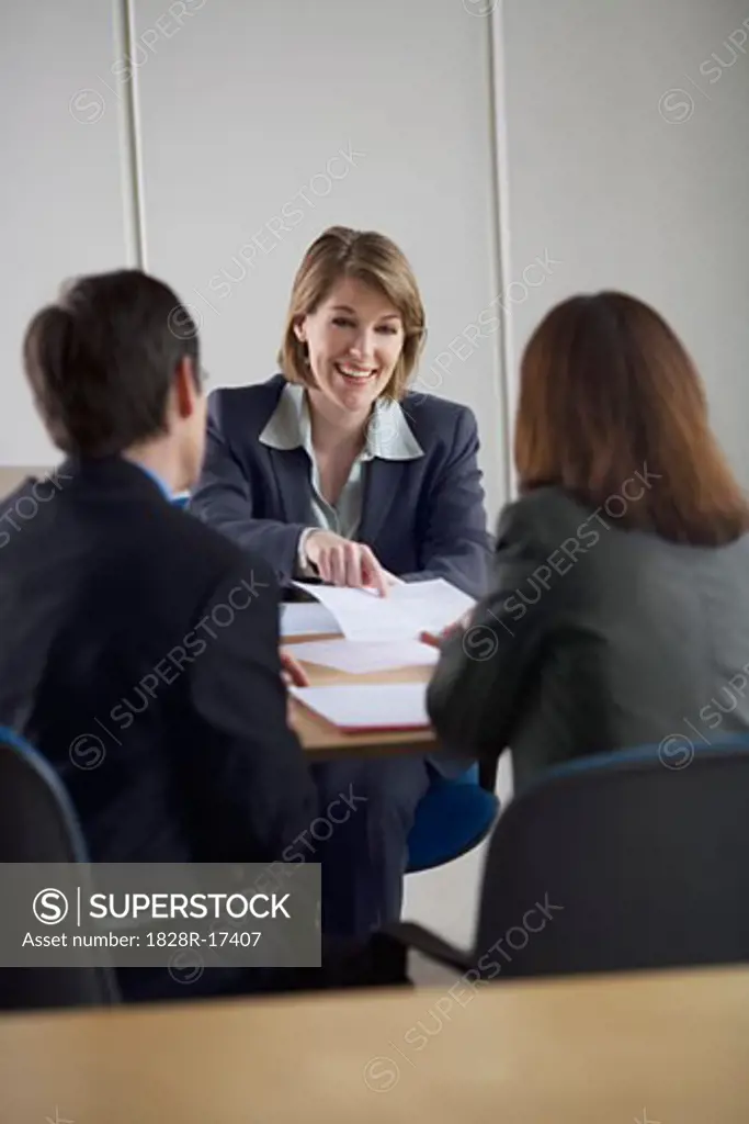 Businesspeople Having Meeting   