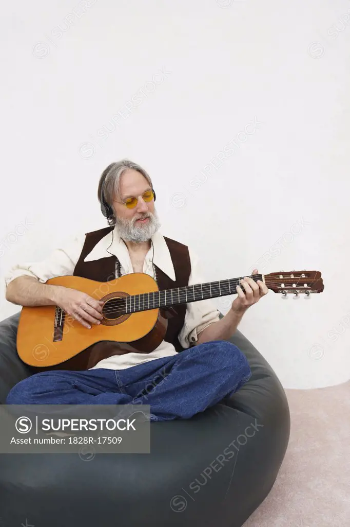 Man Playing Guitar   