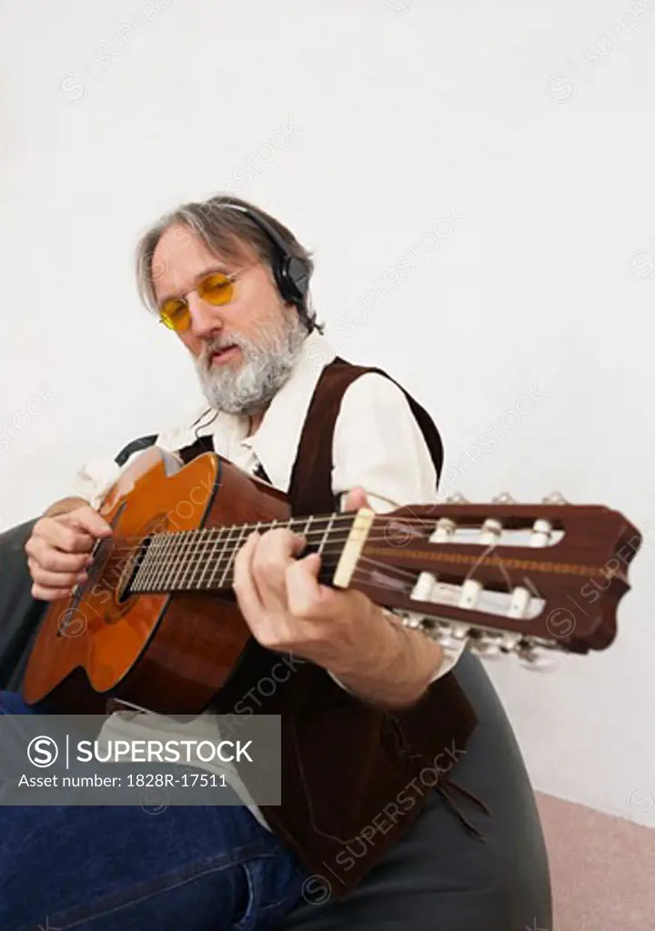 Man Playing Guitar   