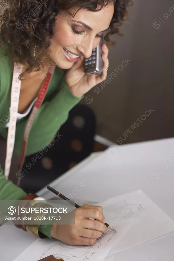 Woman on Telephone   