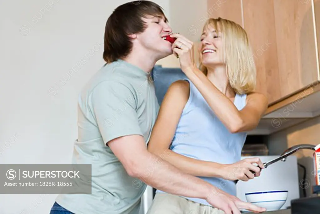 Couple In Kitchen   