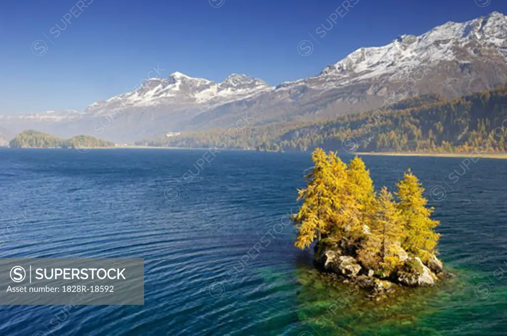 Lake Silser, Engadin, Switzerland   