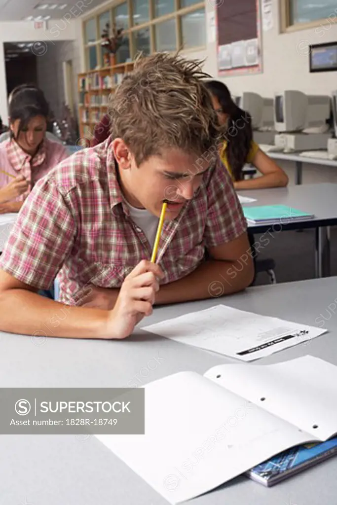 Students Taking Test   