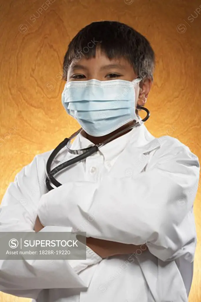 Boy Dressed as Doctor   