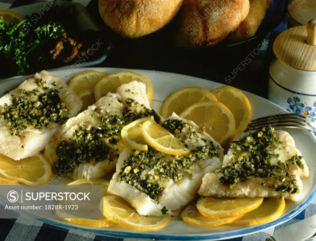 Fish with Lemon and Spices   